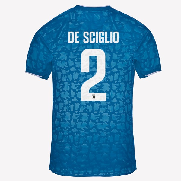 Maillot Football Juventus NO.2 Sciglio Third 2019-20 Bleu